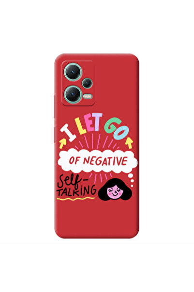 Other Xiaomi Redmi Note 12 Pro 5G Let go Self talking Red Colored Silicone TP...