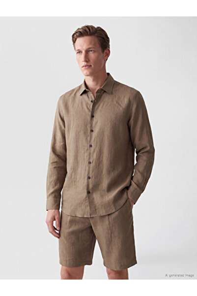 LC Waikiki Esvab • Modern & Distinctive Standard Fit 100% Linen Men's Shirt