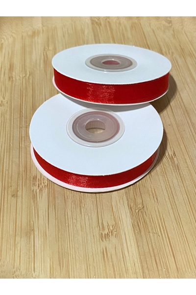 Lorin hobi 1 cm Organza Tulle Ribbon Decoration Ribbon 25 Meters