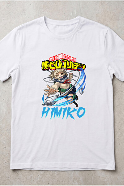 Silkensoul My Hero Academia Toga Anime Printed Standard Cut Unisex Tshirt