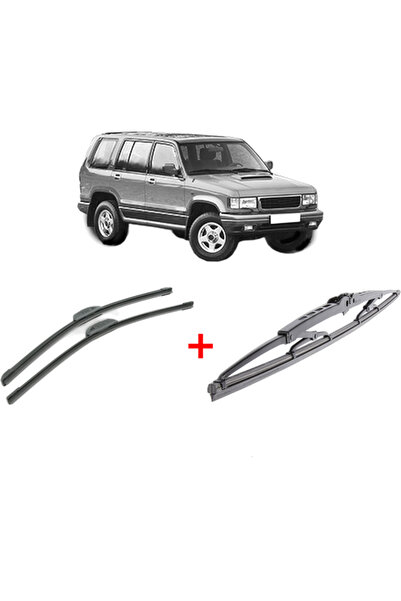 Bosch Σετ 3 υαλοκαθαριστήρων OPEL MONTEREY A (M92) από το 1991 έως το 1998, γ...