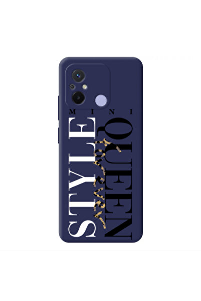 Other Xiaomi Redmi 12C Mini Quen Forever Dark blue Colored Silicone TPU Θήκη