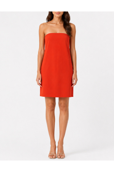 Evendi Short dress, Orange