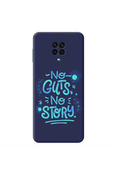 Other Xiaomi Redmi Note 9 Pro No guts no story Dark blue Colored Silicone TPU...