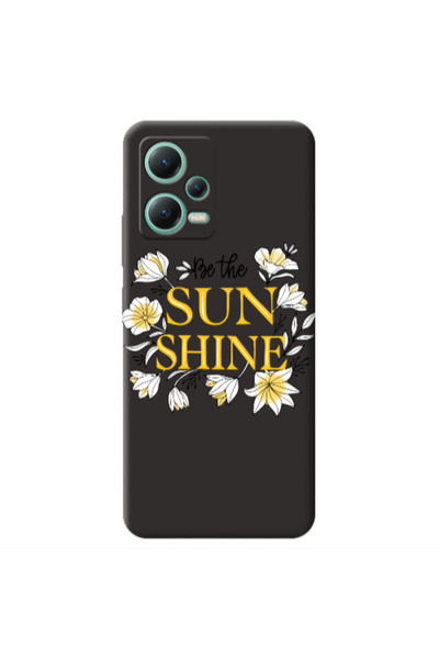 Other Xiaomi Redmi Note 12 Pro 5G Sun Shine Black Colored Silicone TPU Θήκη