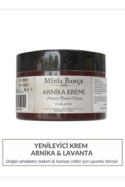 minia bahçe Arnica Cream – Natural Repairing and Soothing Skin Care Cream wit...