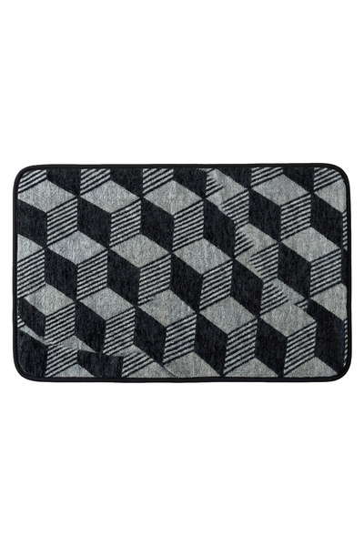 Lacoz Geometric Anti-Slip Floor Mat 80 x 50 cm Soft Absorbent Rug for Bedroom...