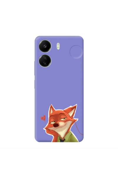 Other Xiaomi Redmi 13C Valentines 15 Purple Colored Silicone TPU Θήκη