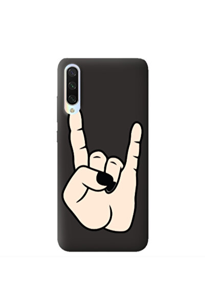 Other Xiaomi Mi 9 Lite Rock Black Colored Silicone TPU Θήκη
