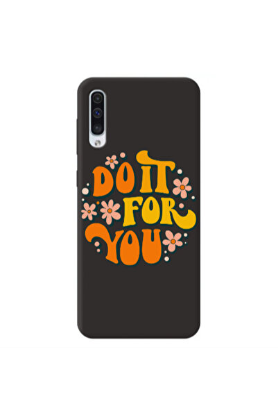 Other Samsung A50 Do it For You Black Colored Silicone TPU Θήκη