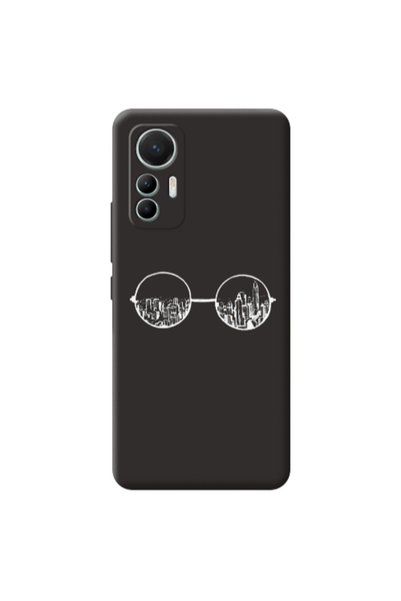 Other Xiaomi Mi 12 Lite Sunglasses Black Colored Silicone TPU Θήκη