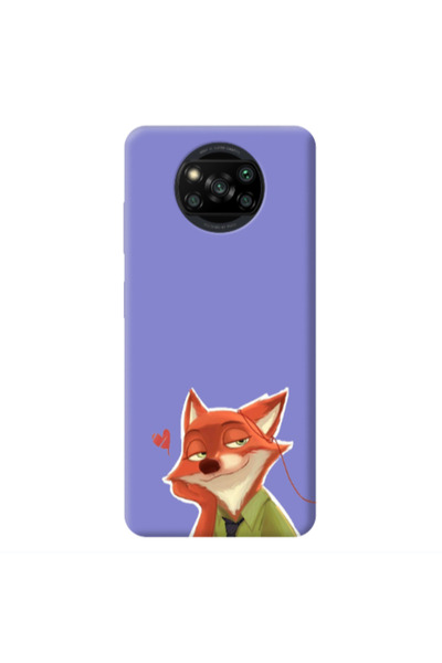 Other Xiaomi Poco X3 /X3 Pro Valentines 15 Purple Colored Silicone TPU Θήκη