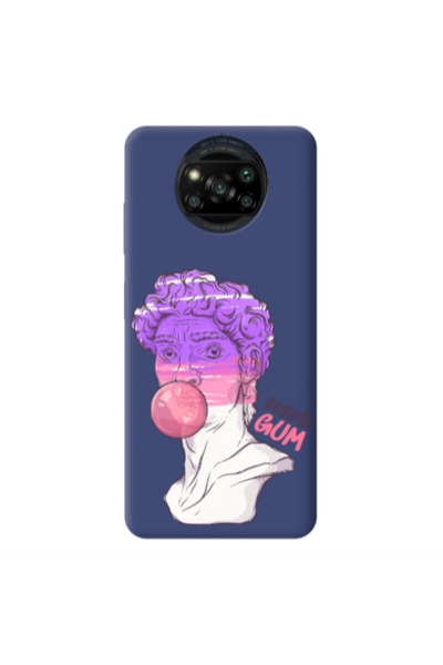 Other Xiaomi Poco X3 /X3 Pro Pin Bubble Dark blue Colored Silicone TPU Θήκη