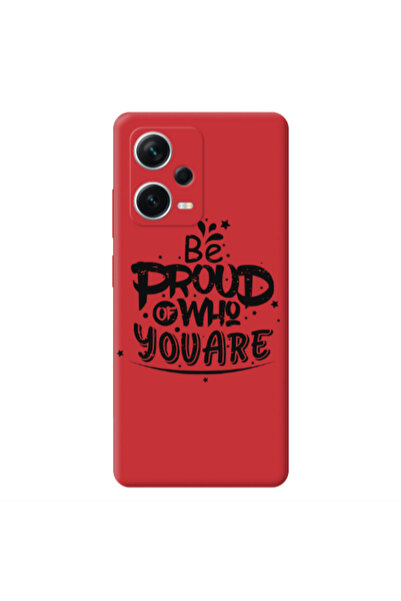 Other Xiaomi Poco X5 Be proud of who you are Red Colored Silicone TPU Θήκη