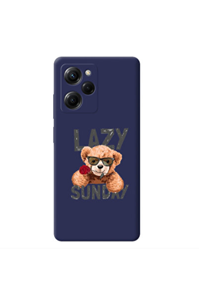 Other Xiaomi Poco X5 Pro Lazy sunday Dark blue Colored Silicone TPU Θήκη