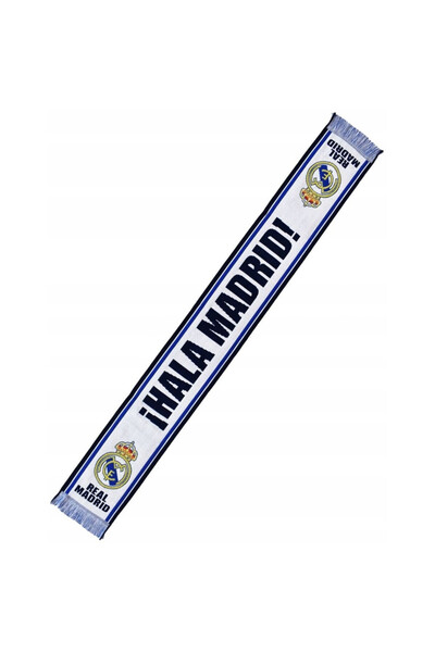 Real Madrid Eșarfă tricotată Real Madrid, model 47TH, 140x20 cm, 100% acrilic.