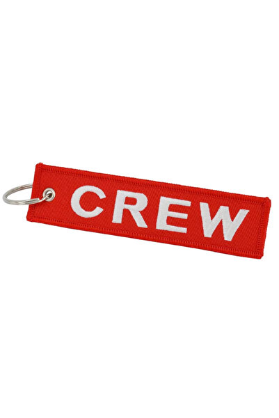 OEM Μπρελόκ με Κέντημα CREW - Κόκκινο AL
