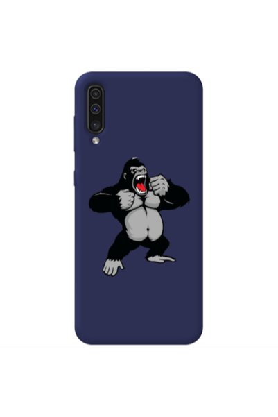 Other Samsung A70 Angry Gorilla2 Dark blue Colored Silicone TPU Θήκη