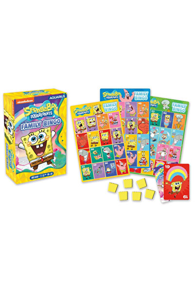 Aquarius Joc de societate Bingo SpongeBob multicolor 30-60min 2-18 jucatori 8...