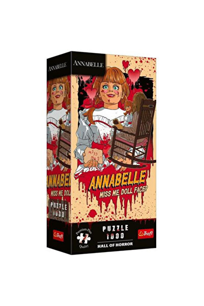 Trefl Puzzle 1000 piese Hall of Horror Annabelle 48x68,3cm, pentru 10 ani+