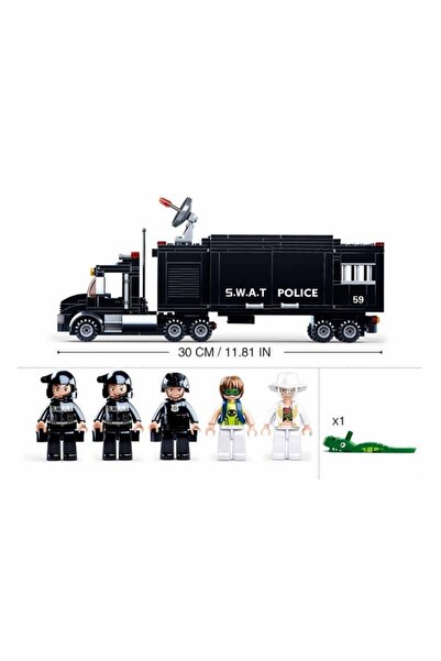 MC Micostore Joc de constructie Vehicul S.W.A.T, pvc, Sluban M38-B0659, 540 p...