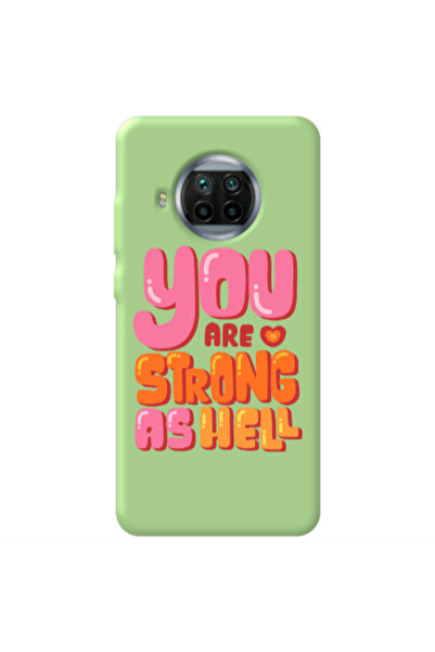 Other Xiaomi Mi 10T Lite You are Love Strong Light Green Colored Silicone TPU...