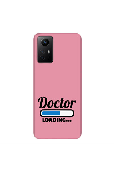 Other Xiaomi Redmi Note 12s Doctor Loading Pink Colored Silicone TPU Θήκη
