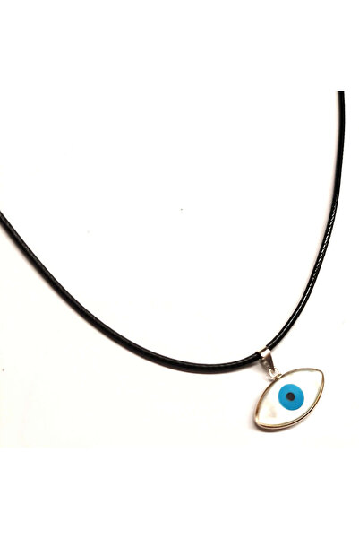 Amalfi Accessories Ασημένιο κολιέ Evil Eye