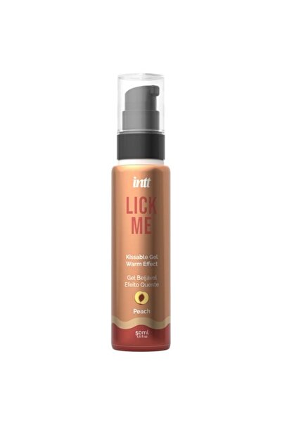 ruf INTT Lick Me Прасковен загряващ ядлив гел – Сладък вкус и интензивно загр...