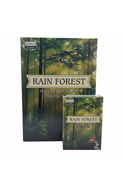 Darshan GERİ AKIŞ TÜTSÜ RAIN FOREST AROMALI KONİK TÜTSÜ