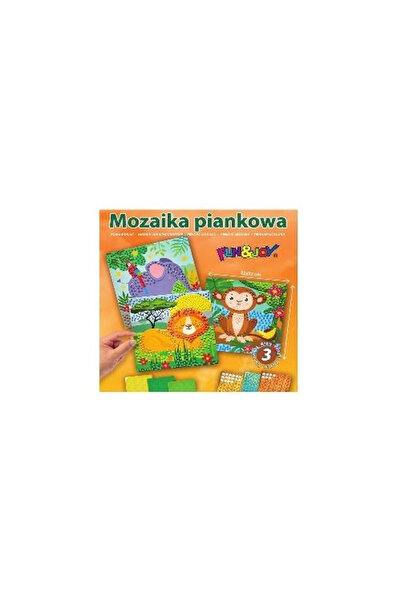 OEM Mozaic din spumă cu animale, set creativ, 3 modele, Titanum 22x22 cm