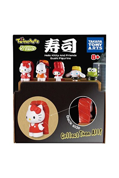 OEM Figurina Kawaii Takara Tomy Hello Kitty si Prietenii Sushi, 5 cm, multico...