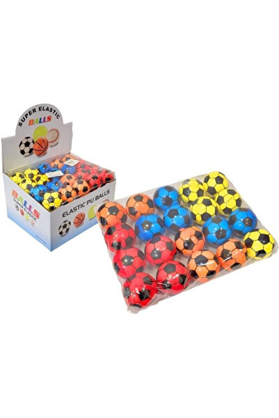 OEM Minge din spumă PU 4,5 cm mix neon Merkpol model minge de fotbal MIX