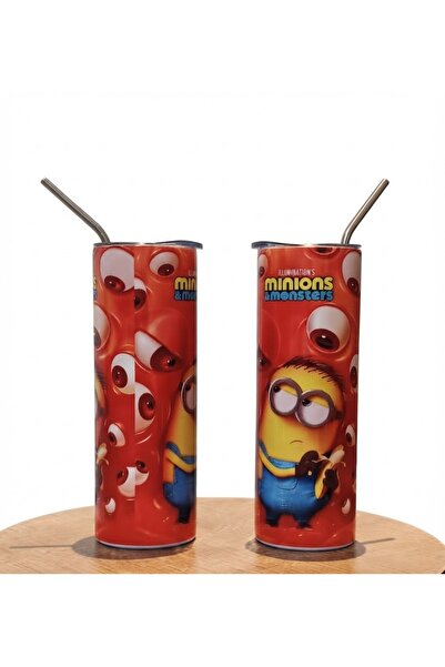 HOLOL كوب حراري بتصميم مينيونز الجديد Tumbler minions monster 600ml