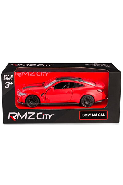 Daffi RMZ BMW M4 CSL 2023 - Model de mașină roșu mat Daffi, 3+