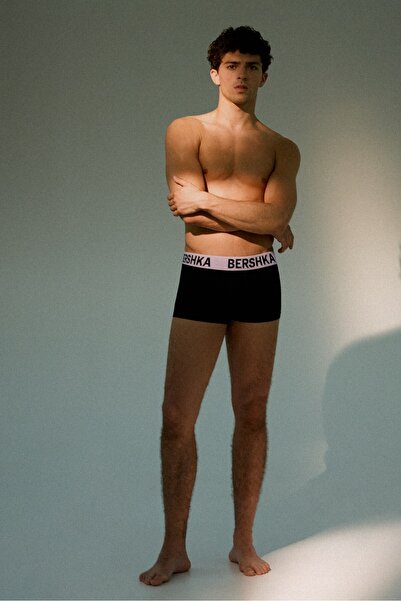Bershka 3'lü geniş belli boxer paketi
