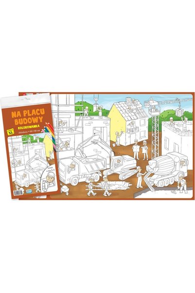 OEM Carte de colorat XL pliabilă 98x60 cm Editura Jako