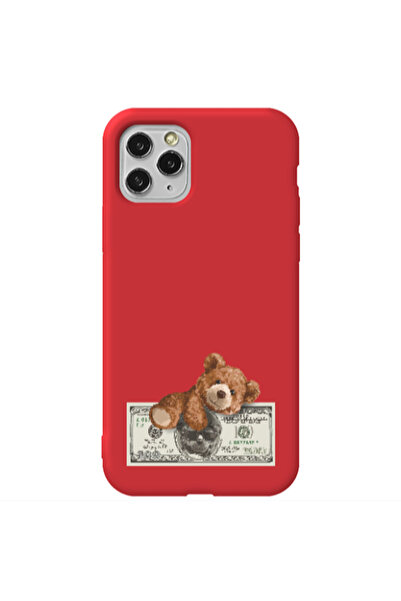 Other Apple iPhone 11 Pro Money Style Red Colored Silicone TPU Θήκη