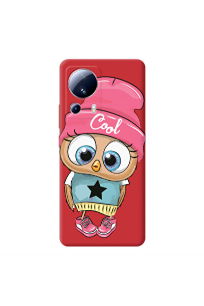 Other Xiaomi Mi 13 Lite Cool Star Red Colored Silicone TPU Θήκη
