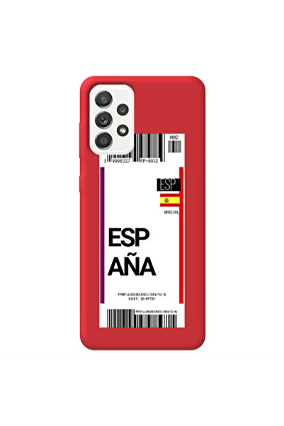 Other Samsung A72 Espana Arrival Red Colored Silicone TPU Θήκη