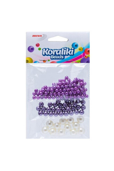 BREWIS Margele de insirat mov 36g - Brewis, set creativ