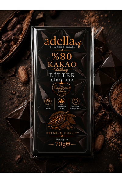 ADELLAWF Bitter çikolata (katkısız)