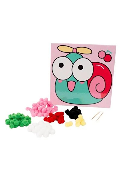 fandy Mozaic 3D cu pompoane Melc set creativ 20x20 cm