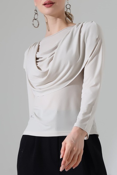 Sabr Women's Sandy Degaje Collared Blouse
