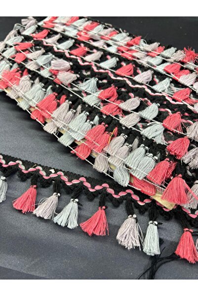 KAYA ARNİCA TEKSTİL Colorful Fringe Tassel 3 Meters