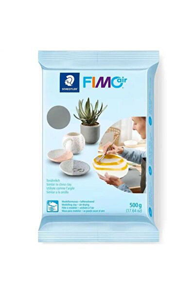 FIMO Lut de modelaj cu uscare la aer FIMOair 500g Gri