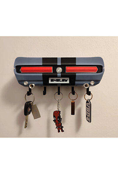 Eva Prints Cuier pentru chei Shelby GT500, organizator perete, suport chei au...