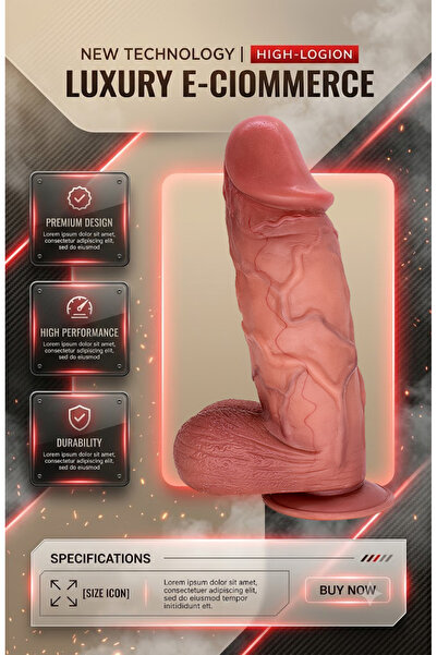 Eflatun Beykent Uzaktan Kumandalı Realistik Çift Katman TPE Vantuzlu Titreşimli Penis 26 cm