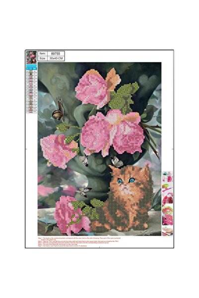 Centrum Mozaic Diamant 5D 30x40 cm – Tablou Pisica 89755