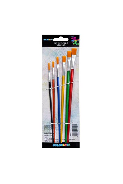MC Micostore Pensula 577-6, varf lat, nr. 1-6, set 6 buc
